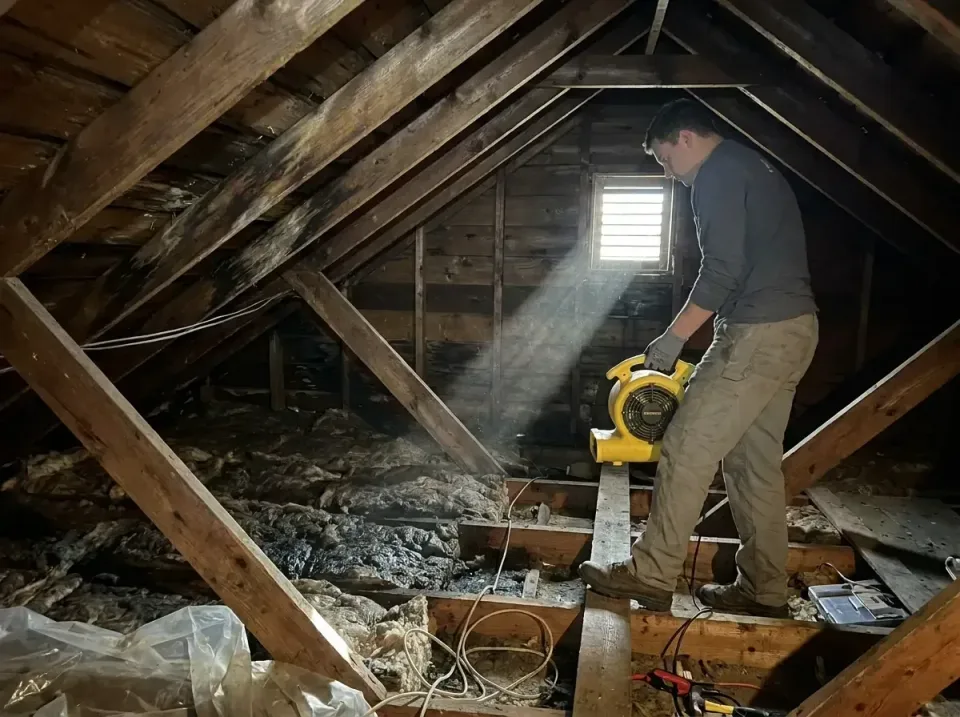 attic-water-damage-drying-proc-007 — frequently asked questions, Emergency Water Extraction & 24/7 Flood Response in Camino…